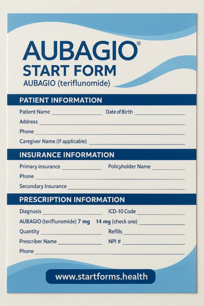 Aubagio Start Form